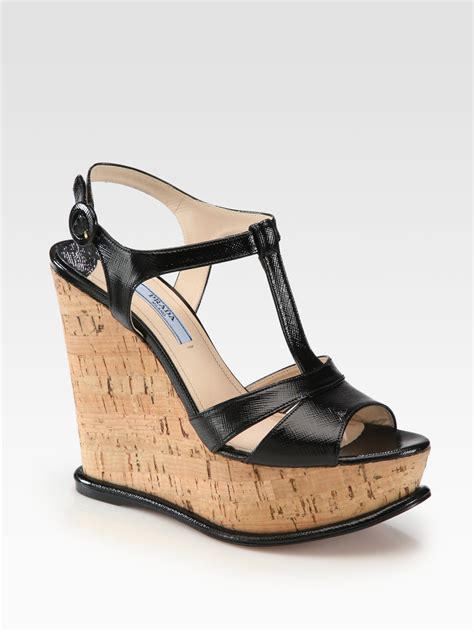 prada wedge sneaker sale|prada platform wedge sandals.